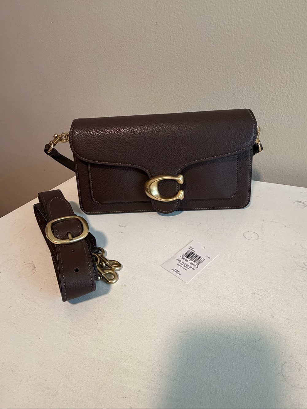 Coach Full Grain Maple Tabby 26